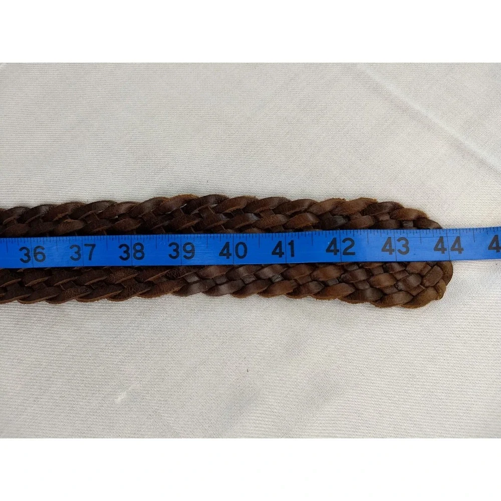 Michael Kors Braided Leather Belt Women 44